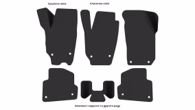 Килимки в салон Skoda Fabia 5J 2007-2010 II покоління EU Universal до рестайлінг - Фото 4