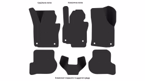 Килимки в салон Skoda Octavia A5 2004-2009 II покоління EU Universal до рестайлінг - Фото 4