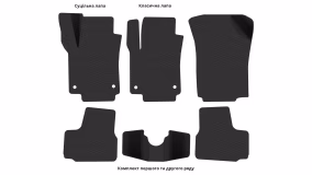 Килимки в салон Skoda Citigo 2011-2020 I покоління EU Hatchback 5-ти дверна - Фото 2