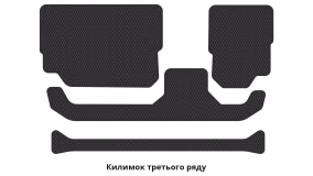 Килимки в салон Skoda Kodiaq 2021-2023 I покоління EU Crossover рестайлінг 7-ми місна - Фото 5