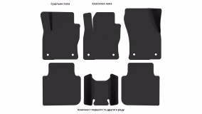 Килимки в салон Skoda Kodiaq 2021-2023 I покоління EU Crossover рестайлінг 7-ми місна - Фото 6