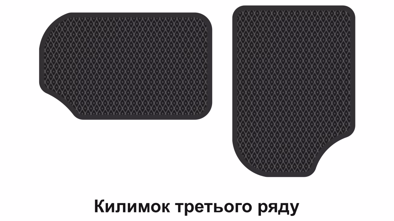 Килимки в салон Skoda Kodiaq 2023-… II покоління EU Crossover 7-ми місна - Фото 4