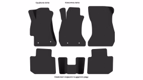 Килимки в салон Subaru XV (GP) 2011-2016 I покоління EU Crossover до рестайлінг - Фото 5