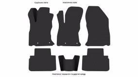 Килимки в салон Subaru Forester SK 2018-2021 V покоління EU Crossover до рестайлінг - Фото 4