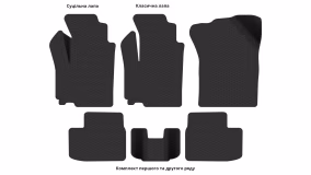 Interior mats for the Suzuki Swift (MZ) 2005-2010 IV generation EU Hatchback 5-door - Фото 3