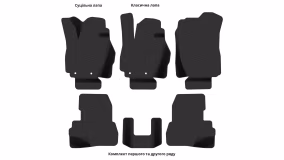 Килимки в салон Suzuki Jimny JB74 2018-… IV покоління EU Crossover 3-х дверна - Фото 6