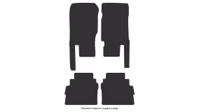 Interior mats for the Tata Xenon 2006-… I generation IN Pickup 4-door Crew Cab - Фото 2