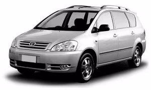 Килимки в салон Toyota Avensis Verso 2001-2009 I покоління EU Minivan 7-ми місна
