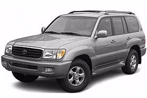 Килимки в салон Toyota Land Cruiser 100 1998-2003 VIII покоління EU Crossover до рестайлінг 7-ми місна