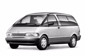 Килимки в салон Toyota Previa XR10/XR20 1990-2000 I покоління EU Minivan 7-ми місна
