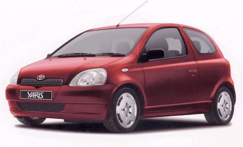 Килимки в салон Toyota Yaris 1999-2006 I покоління EU Hatchback 5-ти дверна