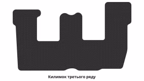 Килимки в салон Toyota Prius+ 2011-2015 III покоління EU Minivan 7-ми місна - Фото 4