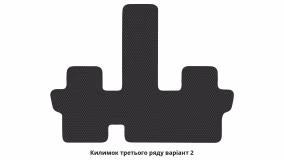 Килимки в салон Toyota Highlander XU50 2013-2021 III покоління EU Crossover 7-ми місна - Фото 6