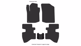 Килимки в салон Toyota Aygo 2005-2014 I покоління EU Hatchback 3-х дверна - Фото 3