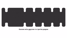 Килимки в салон Toyota Sienna XL20 2003-2009 II покоління US Minivan 7-ми місна - Фото 3