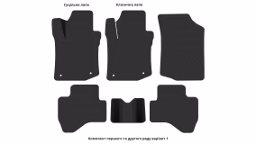 Килимки в салон Toyota Aygo 2005-2014 I покоління EU Hatchback 5-ти дверна - Фото 4