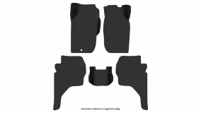 Килимки в салон Toyota Hilux N160 1997-2005 VI покоління EU Pickup 4-х дверна - Фото 2