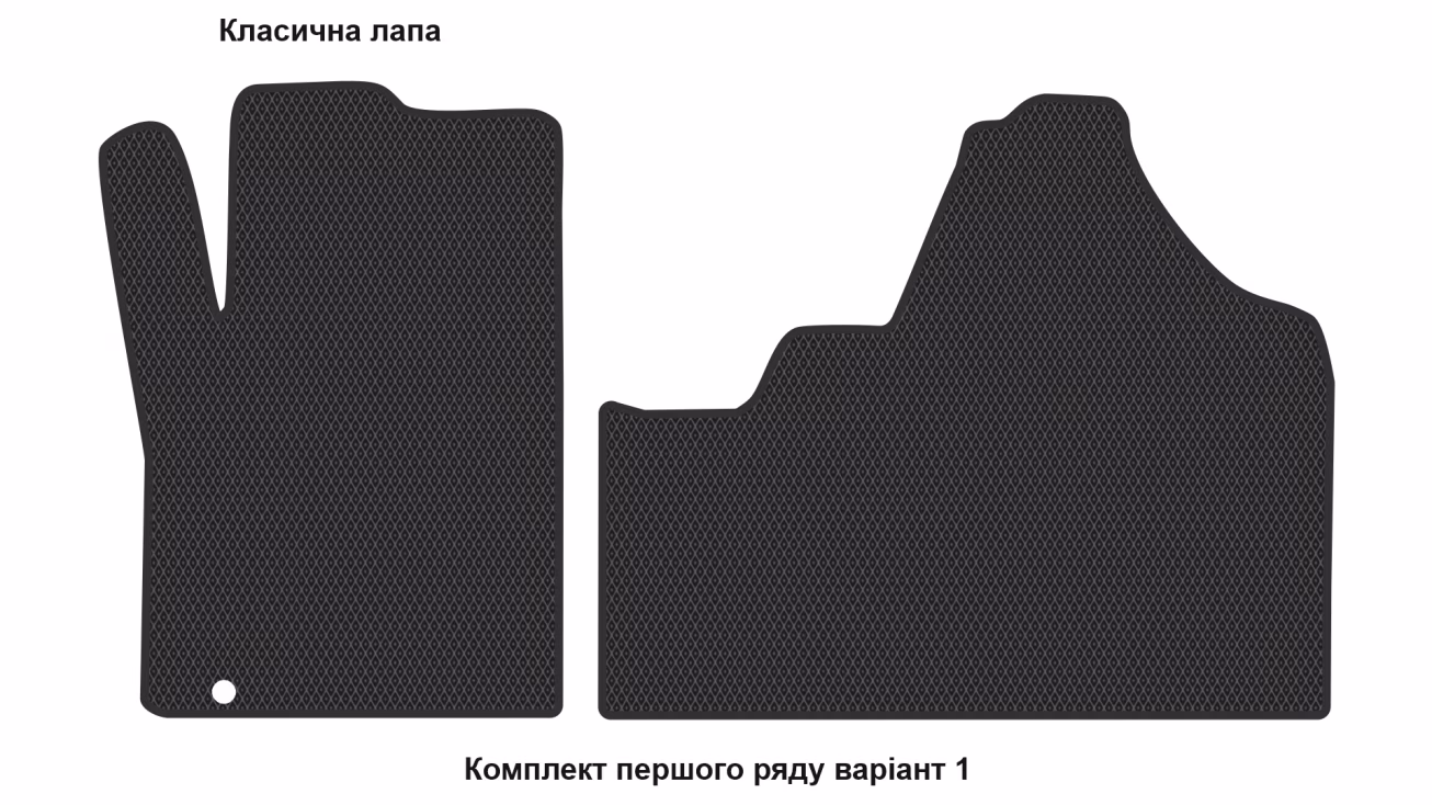 Interior mats for the Toyota ProAce 2013-2016 I generation EU VAN - Фото 2