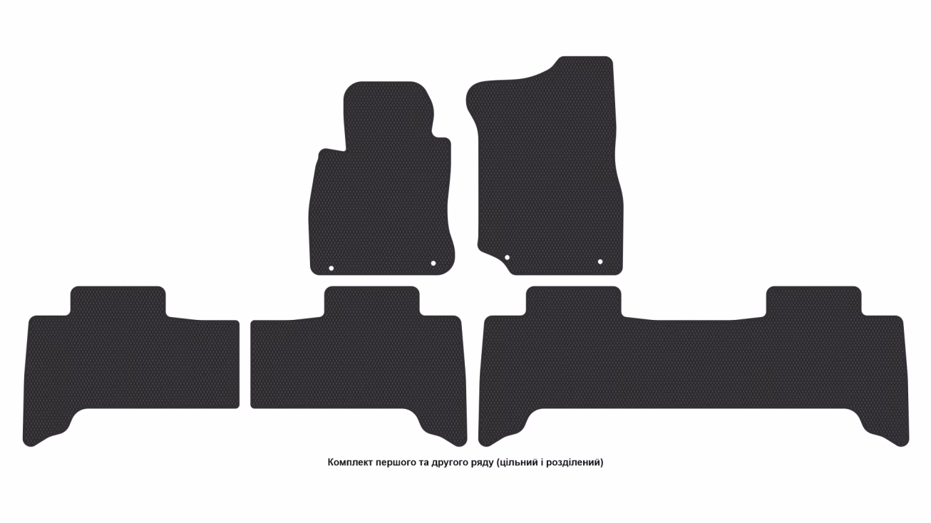 Килимки в салон Toyota Land Cruiser 105 1998-2007 VIII покоління EU Crossover 7-ми місна - Фото 2