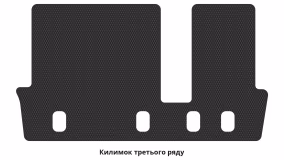 Килимки в салон Toyota Sienna XL30 2010-2020 III покоління US Minivan 7-ми місна - Фото 5