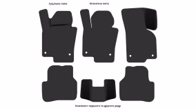 Килимки в салон Volkswagen Passat CC 2008-2012 I покоління Sedan до рестайлінг - Фото 4