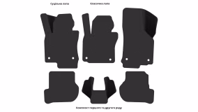 Килимки в салон Volkswagen Golf (V) 2003-2009 V покоління EU Hatchback 5-ти дверна - Фото 4