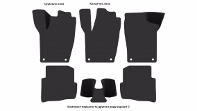Килимки в салон Volkswagen Fox 2005-2011 I покоління EU Hatchback 3-х дверна - Фото 3
