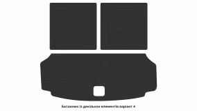 Килимки в салон Volkswagen ID.6 Crozz 2021-… I покоління CN Crossover 6-ти місна - Фото 2
