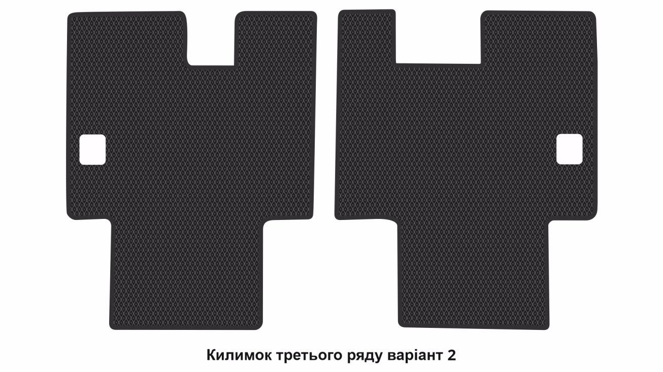 Килимки в салон Volkswagen Caddy (SB) 2020-… IV покоління EU Minivan 4-х дверна 7-ми місна - Фото 4