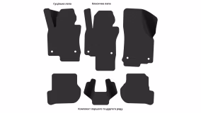 Килимки в салон Volkswagen Golf (V) 2003-2009 V покоління EU Hatchback 3-х дверна - Фото 4
