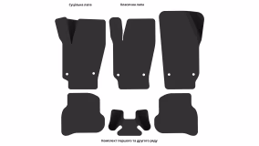Килимки в салон Volkswagen Polo (V) 2009-2017 V покоління EU Hatchback 3-х дверна - Фото 3