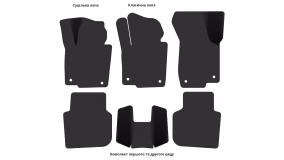 Килимки в салон Volkswagen Passat NMS 2011-2015 I покоління US Sedan до рестайлінг - Фото 2
