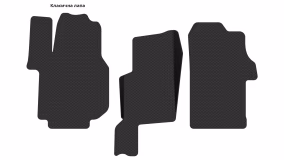Interior mats for the Volkswagen Crafter 2016-… II generation EU VAN - Фото 2