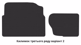 Килимки в салон Volkswagen Tiguan Allspace 2016-2024 II покоління US Crossover 7-ми місна - Фото 5
