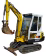 Килимки в салон Yanmar B22 1990-1998 I покоління JP Mini excavator