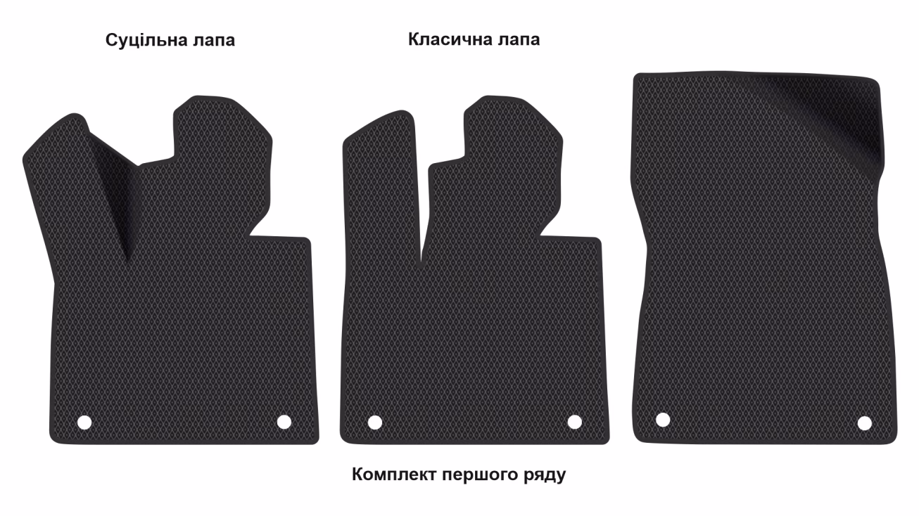 Килимки в салон Zeekr 009 2023-… I покоління CN Minivan 7-ми місна - Фото 2